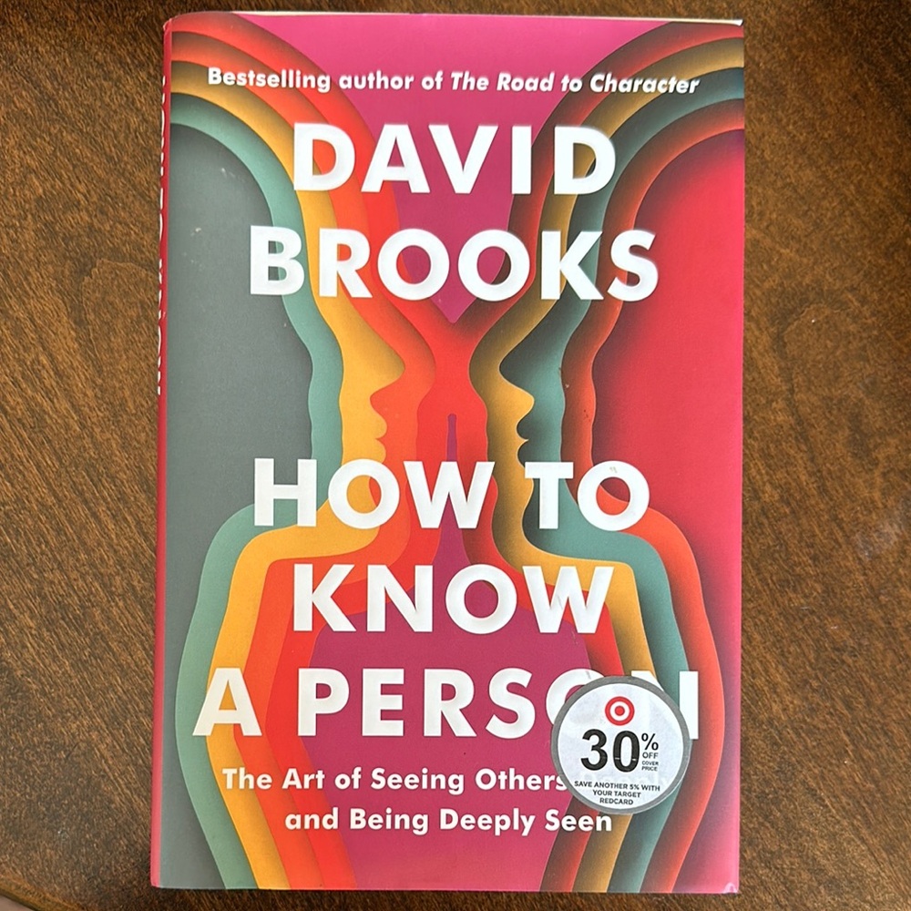 How to Know a Person Book by David Brooks